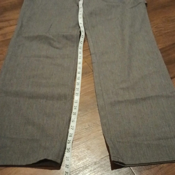 Emory Park Grey Wide Straight Leg High Waisted Work Wear Carpenter Trousers A38 - Picture 2 of 6